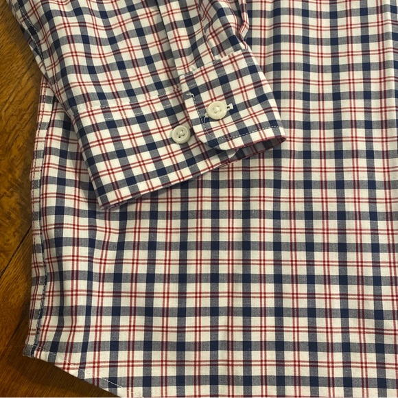 LL Bean Button Down Shirt Mens Large Reg Traditional Fit Long Sleeve Plaid - Picture 8 of 11